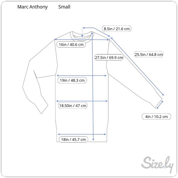 Marc Anthony Luxury Men's Gray Sweatshirt Small NWT $50 - Picture 2 of 4